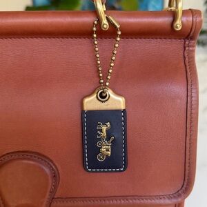 Coach 1941 Horse & Carriage Black Brass Large Replacement Hang Tag Rogue 2.5"